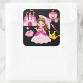 プリンセスキャッスル小さな女の子クイーンティアラクラウン スクエアシール (バッグ)