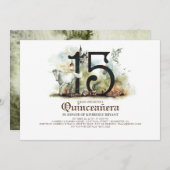 プリンセスキャッスル15th誕生日キンセアニラ 招待状 (正面/裏面)