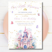 プリンセスキャッスル 1歳の誕生日 フェアリーテールプリンセス 招待状