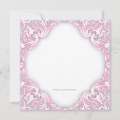 プリンセスキャリッジフォトバースデーパーティー 招待状 (裏面)