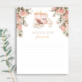 プリンセスキャリッジヴィンテージバラの親のアドバイス