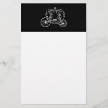 プリンセスキャリッジ、黒に白。