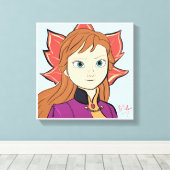 プリンセスキャンバスプリントウォールアート キャンバスプリント (インサイチュ (ウッドフロア))