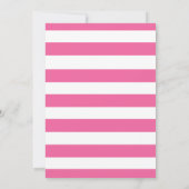 プリンセスキラフェピンクベビーシャワー招待状 招待状 (裏面)