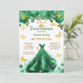 プリンセスキンセアニェラグリーンフローラ 招待状 (スタンド正面)