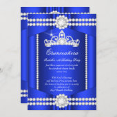 プリンセスキンセアニェラブ王室のルーダイアモンドティアラ 招待状 (正面/裏面)