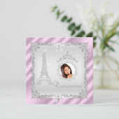 プリンセスキンセアニェラマジカルピンクシルバーフォト2 招待状 (スタンド正面)