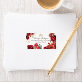 プリンセスキンセアニェラレッドローゼス誕生日 ラベル (インサイチュ)