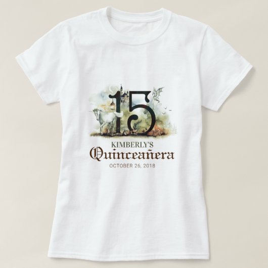 プリンセスキンセアニェラ15thバースデーパーティー tシャツ (デザイン正面)