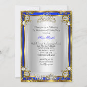 プリンセスキンセアニェラ15th誕生日ブ王室のルー2 招待状 (裏面)