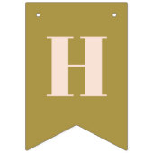 プリンセスクラウンと年齢キッズハッピーバースデーパーティー バンティングフラッグ (第2の旗)