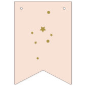 プリンセスクラウンと年齢キッズハッピーバースデーパーティー バンティングフラッグ (第1の旗)