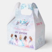 プリンセスクラウンウィンターパープルガール誕生日中 フェイバーボックス (正面)