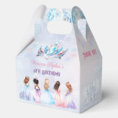 プリンセスクラウンウィンターパープルガール誕生日中 フェイバーボックス (裏面)