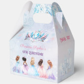 プリンセスクラウンウィンターパープルガール誕生日大 フェイバーボックス (正面)