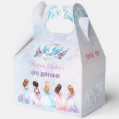 プリンセスクラウンウィンターパープルガール誕生日大 フェイバーボックス (裏面)