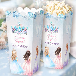 プリンセスクラウンウィンターフローラ誕生日ポップコーン フェイバーボックス
