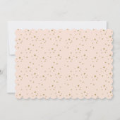 プリンセスクラウンピンクガールズバースデーパーティー 招待状 (裏面)