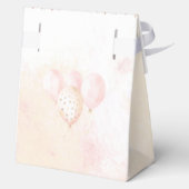 プリンセスクラウンピンク金ゴールドガール誕生日ラージテント フェイバーボックス (裏面)