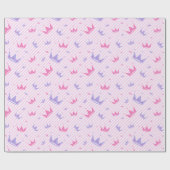 プリンセスクラウンラッピング紙転が ラッピングペーパー (フラット)