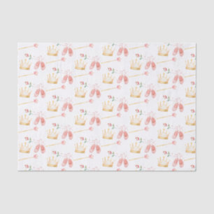 プリンセスクラウンワンドピンク小さな女の子誕生日 薄葉紙