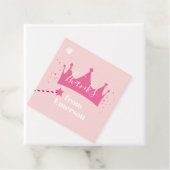 プリンセスクラウン子供の誕生日パーティー感謝していユー フェイバータグ (インサイチュ)