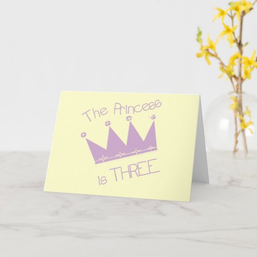 プリンセスクラウン第3期Tシャツとギフト カード (黄色い花)