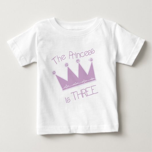 プリンセスクラウン第3期Tシャツとギフト ベビーTシャツ (正面)