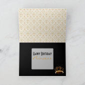 プリンセスクラウン誕生日 カード (内部)