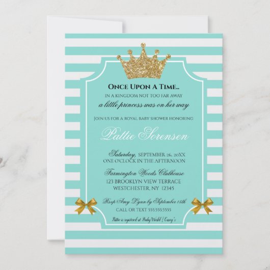 プリンセスグラムベビー散水ブランチシャワーパーティー (正面)