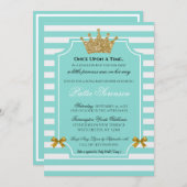 プリンセスグラムベビー散水ブランチシャワーパーティー (正面/裏面)