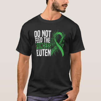プリンセスグルテン食べ物を与え食品アレルギーシーリアを使用しない Tシャツ