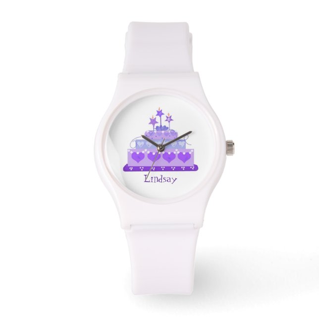 プリンセスケーキ（名前） 腕時計 (正面)