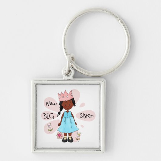 プリンセスシスター・アフリカ・アメリカン キーホルダー (正面)