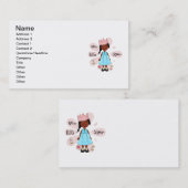 プリンセスシスター・アフリカ・アメリカン 名刺 (正面/裏面)