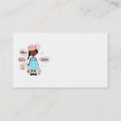 プリンセスシスター・アフリカ・アメリカン 名刺 (裏面)