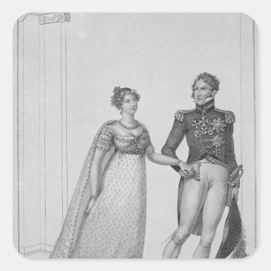 プリンセスシャルロット・オブ・ウェールズとプリンス スクエアシール (正面)