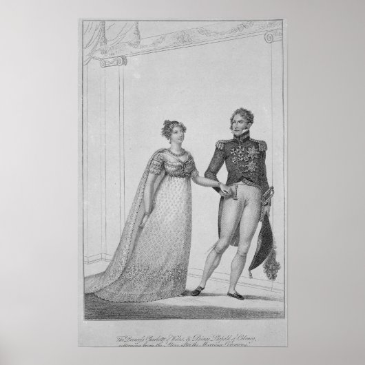 プリンセスシャルロット・オブ・ウェールズとプリンス ポスター (正面)