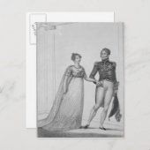 プリンセスシャルロット・オブ・ウェールズとプリンス ポストカード (正面/裏面)