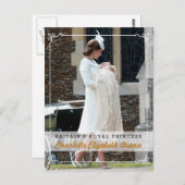 プリンセスシャーロッテエリザベスダイアナ – 《キリスト教》洗礼式や命名式 ポストカード (正面/裏面)