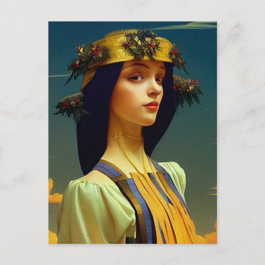 プリンセスシリーズはがき#1 ポストカード (正面)