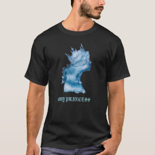 *~*プリンセスシルエットインディゴデニムクラウンメンズ Tシャツ
