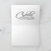 プリンセスシンデレラのヒョウの赤い靴の引用文カード カード (内部)