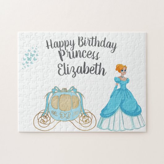 プリンセスシンデレラバースデーパーティーデコレーション ジグソーパズル (横)