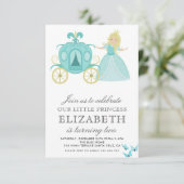 プリンセスシンデレラバースデーパーティーデコレーション 招待状 (スタンド正面)