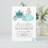 プリンセスシンデレラバースデーパーティーデコレーション 招待状 (スタンド正面)