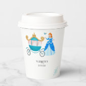 プリンセスシンデレラバースデーパーティーデコレーション 紙コップ (正面)