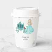 プリンセスシンデレラバースデーパーティーデコレーション 紙コップ (正面)