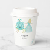 プリンセスシンデレラバースデーパーティーデコレーション 紙コップ (正面)