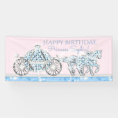 プリンセスシンデレラバースデーパーティーバナー 横断幕 (横)